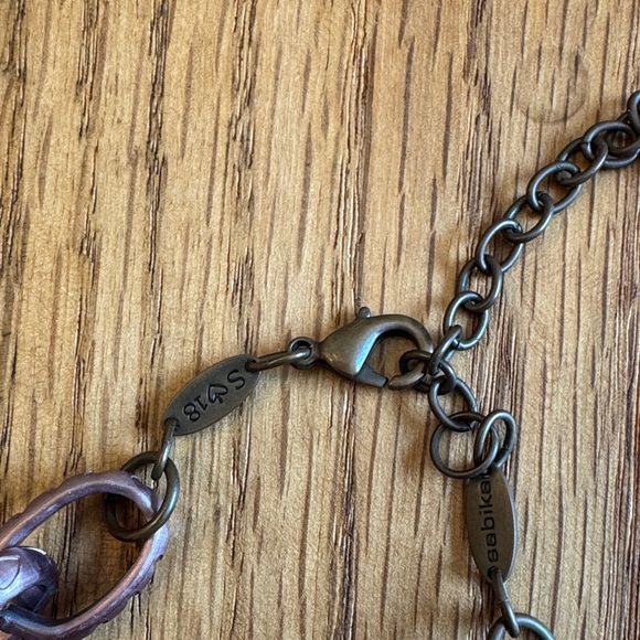 Sabika Chunky Rose Gold Chain Necklace - Picture 3 of 3